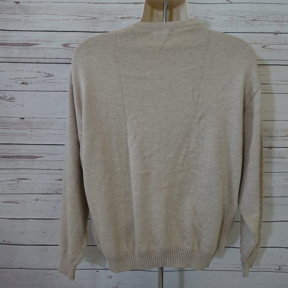 Vintage St Croix Knits Tan Wool Blend Sweater - Picture 4 of 8